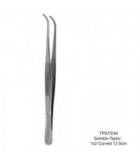 34 - 1x2 Curved Semkin-Taylor Tissue Pliers (12.5cm)